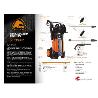 HIDROLIMPIADORA INDUSTRIAL CON 2500W Y MOTOR DE INDUCCIÓN, HL 2700 IND