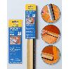 BRIPLAS BAJOPUERTA ADHESIVO PVC CON CEPILLO 93 CM PINO 514P