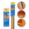 BRIPLAS BAJOPUERTA ADHESIVO PVC CON CEPILLO 93 CM ROBLE 514R
