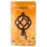 CORTINA FINSTOCK TERMINAL BARRA METAL 19 MM VOLGA 34 CREMA-ORO