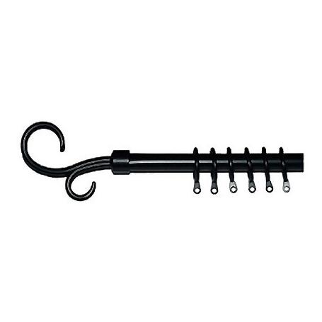 CORTINA JGO.METAL TEIDE EXTENSIBLE 19 MMX1,25 A 2,50 MT NEGRO 06
