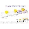 GISDALIA FINSTOCK PERCHA PLAST 320X60X12MM 3 POMOS AMARILLO 440