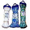 CUERDA CORDON POLIPROPILENO 5 MM X 25 METROS BLANCO-AZUL BP27