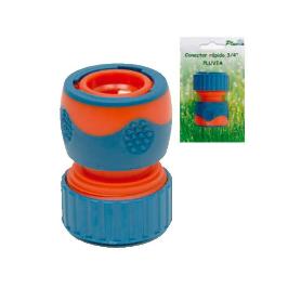 PLUVIA CONECTOR RACORD MANGUERA A GRIFO 1-2 BIMATERIAL K412R