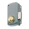 MCM CERRADURA SOBREPONER 2556CP-50-IZDA GRIS CILINDRO EUROPERFIL