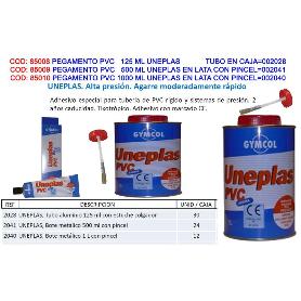 UNECOL PEGAMENTO COLA PVC  500 ML UNEPLAS LATA CON PINCEL 002041