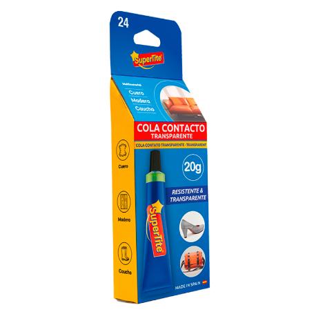 SUPERTITE ADHESIVO PEGAMENTO CONTACTO TRANSPARENTE 1X20 GR 2424