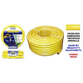 HOZELOCK MANGUERA TRICOFLEX AMARILLA 5 CAPAS 25 Ø X 50 M 048374