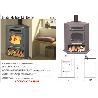 ESTUFA FINSTOCK LEÑA 344 RINCON R2+HORNO ECO SALIDA VERTICAL 150
