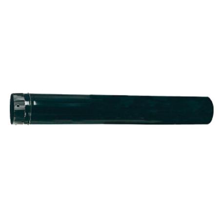 ESTUFA TUBO VITRIFICADO NEGRO 850º DE 1 METRO DE 100 TV100 (04)
