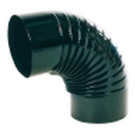 ESTUFA CODO VITRIFICADO NEGRO 850º RIZADO 90º DE 110 CV11090(04)