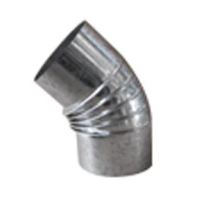 ESTUFA CODO GALVANIZADO RIZADO 45º DE 150 CG15045(05)