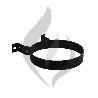 ABRAZADERA ATORNILLAR VITRIFICADO NEGRO Ø 100MM ABVMA100