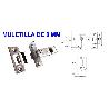 AVL PICAPORTE 800 Nº6 DE 45 CUADRADO CROMADO PLACA 5.7X2.5 CM (CAJA 20 UNIDADES)
