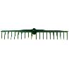 RASTRILLO RECTO PLASTICO VERDE 20 PUAS SIN MANGO MG2134