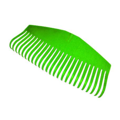 PLUVIA RASTRILLO ESCOBA PLASTICO OLIVA HF-070 51X23CM 25 DIENTES