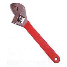 LAMS LLAVE INGLESA AJUSTABLE MANGO ROJO 8 MOLETA CENTRAL A0010