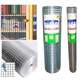 MALLA ELECTROSOLDADA SIFER   6 X 6 X 0.8  1.00 METROS ROLLO 10M