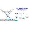 TENDEDERO ALAS DELTA RESINA+METAL AÇOR EPM-01 351 (CAJA 2 UNIDADES)