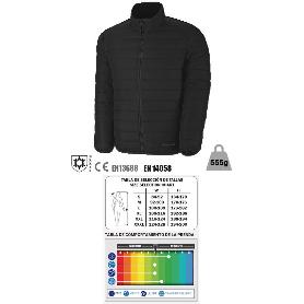 MARCA FINSTOCK ROPA ABRIGO CHAQUETA PLUMAS NEGRA M 288CTPNM