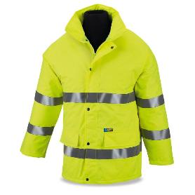 MARCA ROPA ABRIGO PARKA FLUORESCENTE AMARILLO L 288PFEL