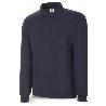 MARCA FINSTOCK  POLO ALGODON M-LARGA AZUL MARINO L 1288POLAMLL