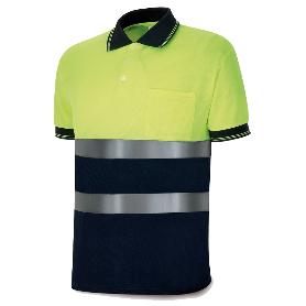 MARCA POLO MANGA CORTA ALTAVISIBILI AMARIAZUL T-L 1288PAVXCRYFAL