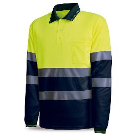 MARCA POLO MANGA LARGA ALTAVISIBILI AMARIAZUL T-S 1288PAVXLRTFAS
