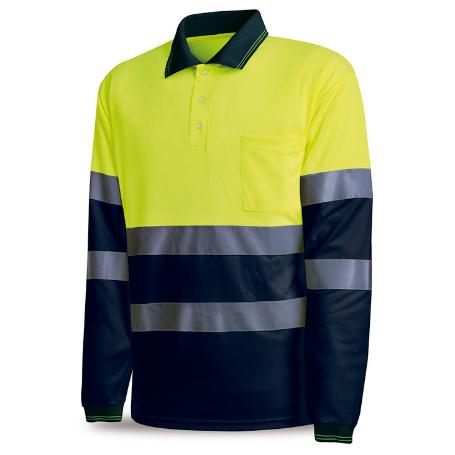 MARCA POLO MANGA LARGA ALTAVISIBILI AMARIAZUL T-S 1288PAVXLRTFAS