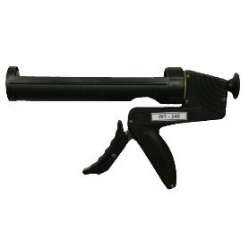 SIFER PISTOLA SILICONA PLASTICO NEGRO GIRATORIA WT309049-WT248