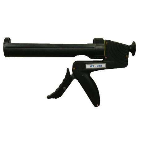 SIFER PISTOLA SILICONA PLASTICO NEGRO GIRATORIA WT309049-WT248