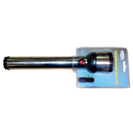 BAMBU LINTERNA ACERO INOX  6 LED 3XPILAS D 3GRA.BEST114