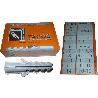 SIFER TACO NYLON GRIS   8X40 CAJA DE 100 UND 6008-S