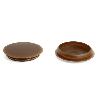CANELA 25 TAPA EMBELLECEDORA EMBUTIR Ø25MM ACABADO NOGAL