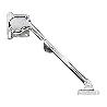 BISAGRA COMPÁS NIKA REGULABLE 601 DERECHA NIQUELADO PTA.ALU  PARA PUERTA DE ALUMINIO DESCENDENTE 601DX-A.