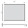 FONDO FREGADERO INA M500 ALUMINIO (CAJA 10)