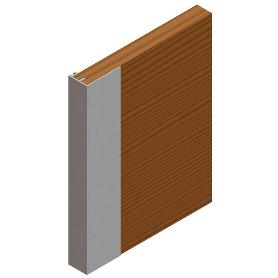 PERFIL VERTICAL DUCADO 2,75 PLATA MATE SP19 (CAJA 2)