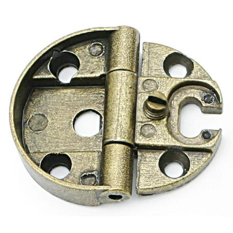 BISAGRA CANTO 32 SIN REMATE MODELO OCEAN ACABADOS CROMO RAL Y ORO VIEJO ACABADO ORO VIEJO