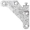 COLGADOR ESCUADRA CON TORNILLO IZQUIERDO GALVANIZADO