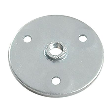 PLACA METAL RED D46 ROSCA M8 ZINCADO PARA PATAS