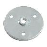 PLACA METAL RED D46 ROSCA M8 ZINCADO PARA PATAS