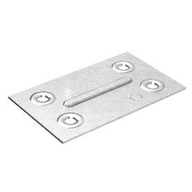 PLACA RECTANGULAR GOLDEN 67-40 G.1MM ZINCADO