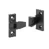 HERRAJES KEKU EN-A PARA UNIÓN PANELES PLASTICO NEGRO. PARA ENCASTRAR.