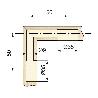 TIRANTE ANG.90º 9X50X50 ZINCADO P/EXCENT. Ø35