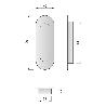 TIRADOR UÑERO PUERTA CORREDERA 120X40 INOXIDABLE INOXIDABLE 304