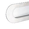 TIRADOR UÑERO PUERTA CORREDERA 120X40 INOXIDABLE INOXIDABLE 304