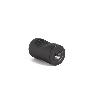 POMO ZAMAK MODELO PISA Ø14 H25 ACABADO NEGRO MATE