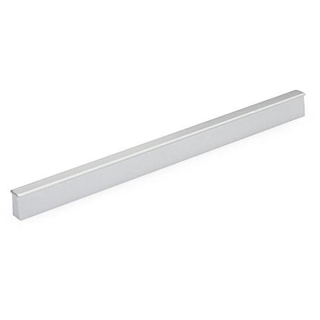 TIRADOR DE PLÁSTICO PARA MUEBLES. DISTANCIAS ENTRE AGUJEROS C96/128/160 MM. RAL9006. LARGO 200 MM