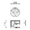EXCENTRICA MI-FIX D12-11 ESPESOR 12 I6 ZINCADO