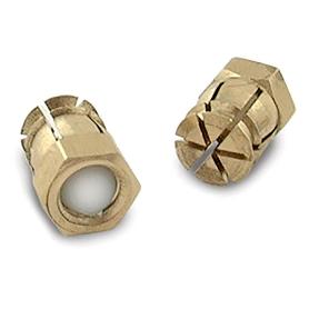 TUERCA EXPANSIBLE LATON M6-12 C/BOLA  PARA TALADRO 8MM.